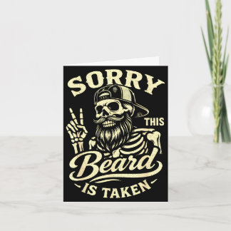 Carte Papa barbu papa fête des pères désolé cette barbe