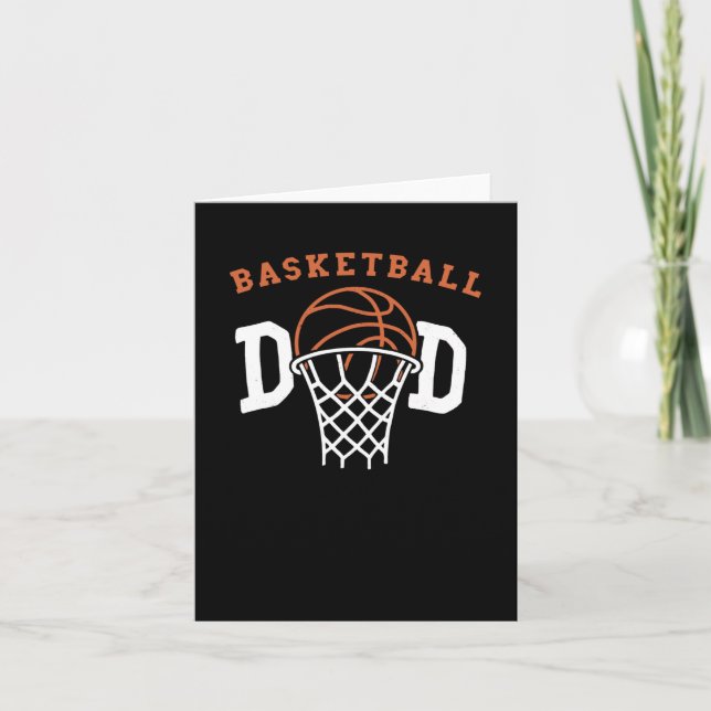Carte Papa basket. Entraîneur de basket-ball  (Devant)