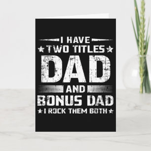 Carte Papa bonus drôle pour la fête des pères homme beau