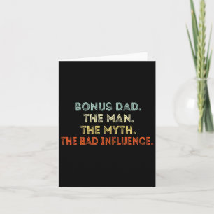 Carte Papa bonus l'homme mythe D influence drôle beau-pè