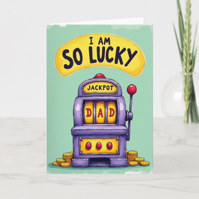 Carte Papa Chance Pourpre Fortune (Devant)