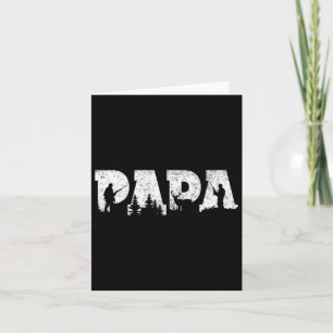 Carte Papa chasseur chasse les hommes fête des pères vin