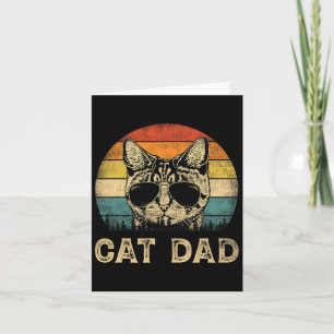 Carte Papa chat Amoureux des chats Papa Fête des pères