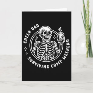 Carte Papa cheerleader survivant le week-end de comp Che