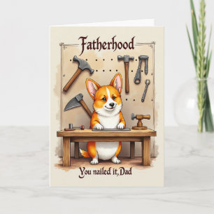 Carte Papa Chien Artisanat