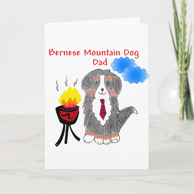 Carte Papa Chien de Montagne Bernois (Devant)