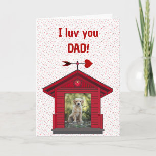 Carte Papa Chien Photo Chiot