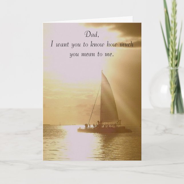 Carte Papa, combien tu veux dire pour moi... (Devant)