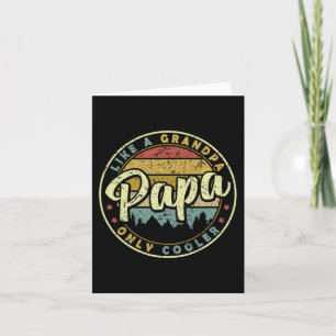 Carte Papa Comme Un Grand-Père Seulement Glacière Fête d