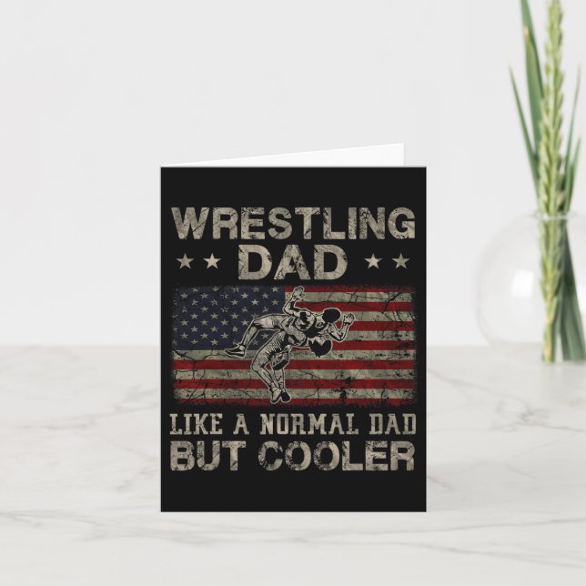 Carte Papa comme un papa normal mais plus cool pour la f (Devant)