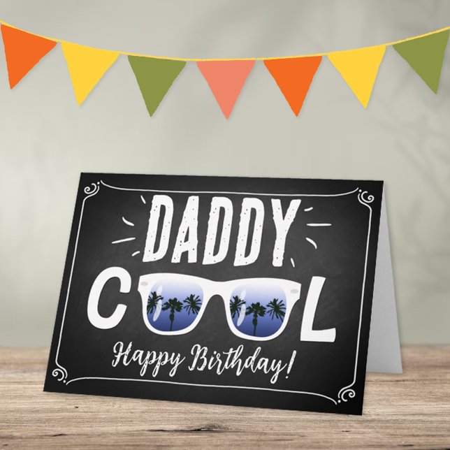 Carte Papa Cool Lunettes de soleil tendance Joyeux anniv (Créateur téléchargé)