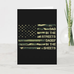 Carte Papa dans les rues Papa dans les draps Père&# s