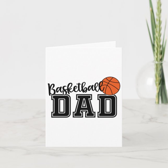 Carte Papa de basket-ball (Devant)