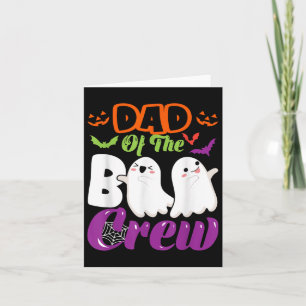 Carte Papa De Boo Halloween Costume D'Équipage Boo Ghost