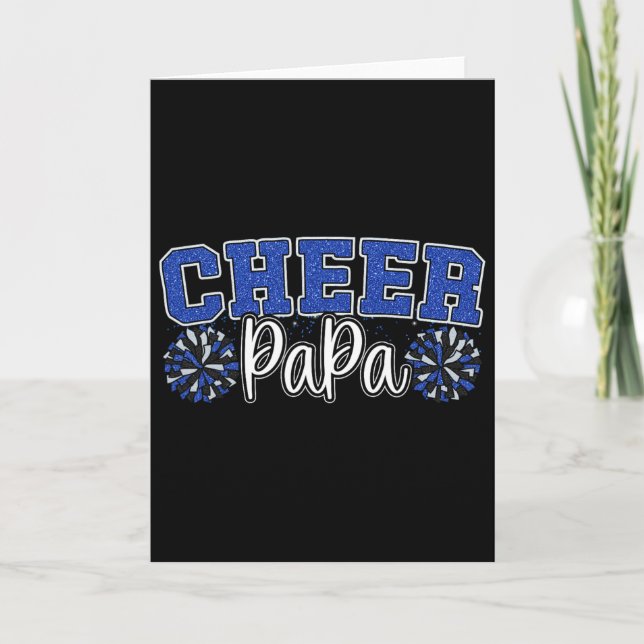 Carte Papa de cheer fier Mon cheerleader préféré m'appel (Devant)