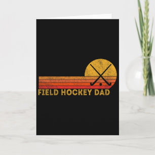 Carte Papa de hockey sur gazon rétro Ll Papa de jeu de h