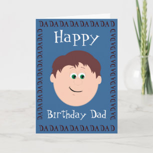 Carte Papa de joyeux anniversaire de fils