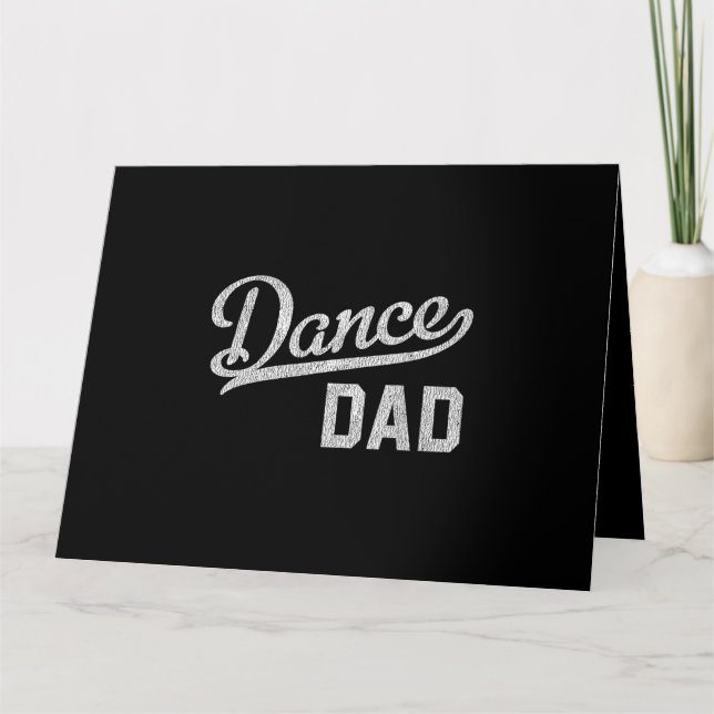 Carte Papa de la danse Danseur fier Papa (Devant)