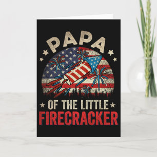 Carte Papa de la petite pétarade d'anniversaire du 4 jui