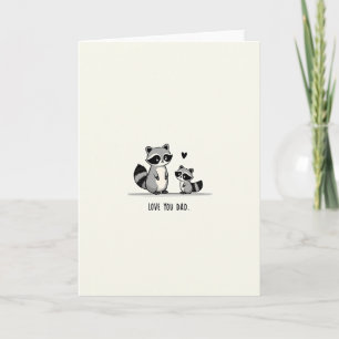 Carte Papa de l'amour sylvestre