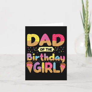 Carte Papa De L'Anniversaire Fille Famille Pères Crème G