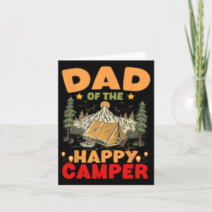 Carte Papa De L'Happy Camper Premier Anniversaire Campin