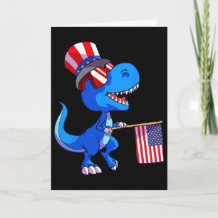 Carte Papa de lutte Drapeau américain 4 juillet Fête des