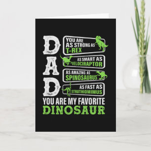 Carte Papa Dinosaure Drôle Papa Dino
