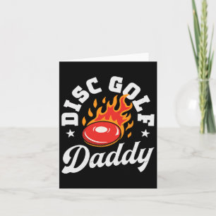 Carte Papa Disc Golf Fête des Pères Disc Golfing Papa Ré