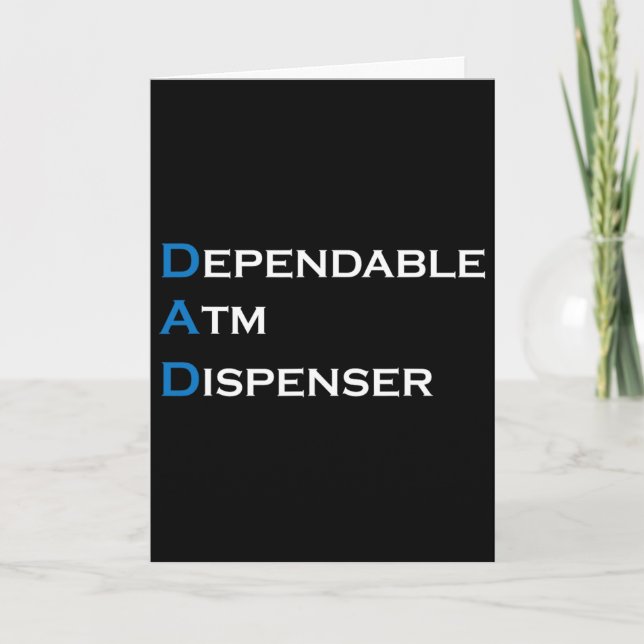 Carte Papa Distributeur De Compte Automatique Fiable Pap (Devant)