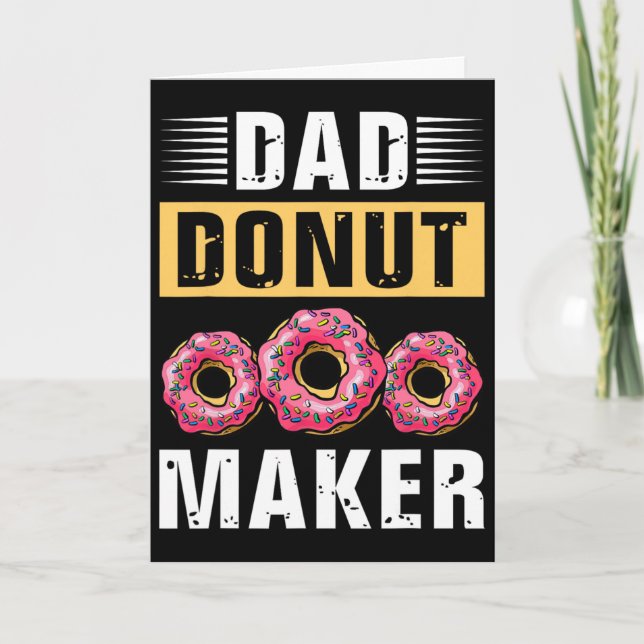 Carte Papa Donut Maker Fête des Pères  (Devant)