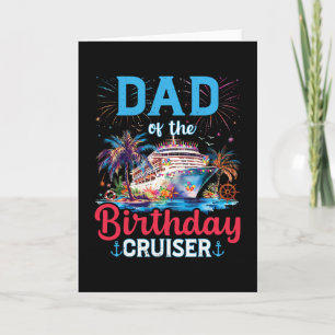 Carte Papa du bateau de croisière d'anniversaire Funny C
