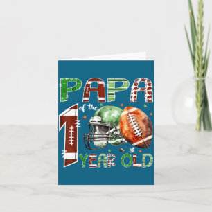 Carte Papa du fan de football de 1 an 1er anniversaire