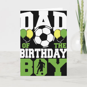 Carte Papa du garçon d'anniversaire Famille assortie Bir