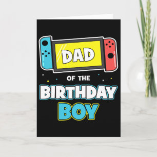 Carte Papa du garçon d'anniversaire Funny Birthday Video