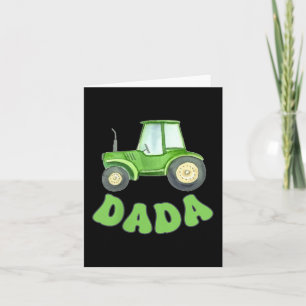 Carte Papa du garçon du tracteur de ferme de camions Fam