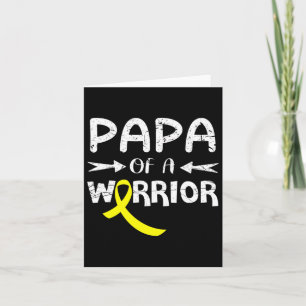 Carte Papa D'Un Guerrier Contre Le Père Cancer De L'Enfa