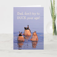 Papa et canard à canon Anniversaire