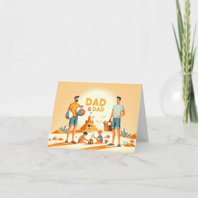 Carte Papa et Papa (Devant)