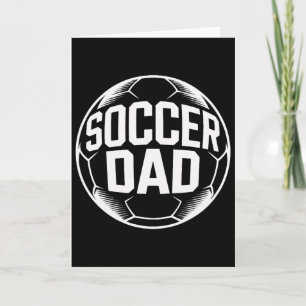 Carte Papa fier de foot soutenant les entraînements de m