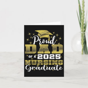 Carte Papa fier de la promotion 2025 infirmière diplômée