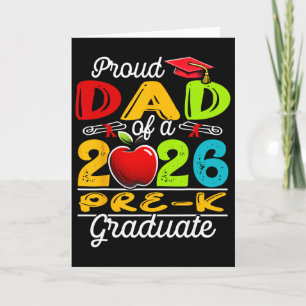 Carte Papa fier de la promotion 2026 de pré-maternelle F
