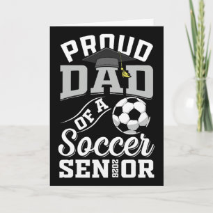 Carte Papa fier d'un senior de soccer de la promotion 20