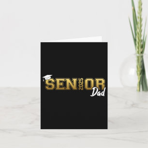 Carte Papa fière d'un diplômé de 2025 Promotion de 2025 