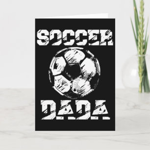 Carte Papa footballeur drôle Dada footballeur en détress