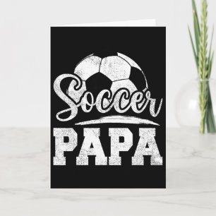 Carte Papa footballeur jour de match Fête des pères