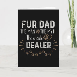 Carte Papa fourrure l'homme le mythe le distributeur de