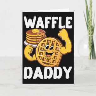 Carte Papa Gaufre Amateur de Nourriture Chuchoteur de Ga