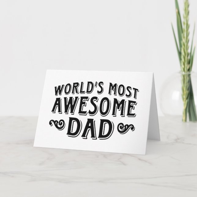 Carte Papa génial (Devant)