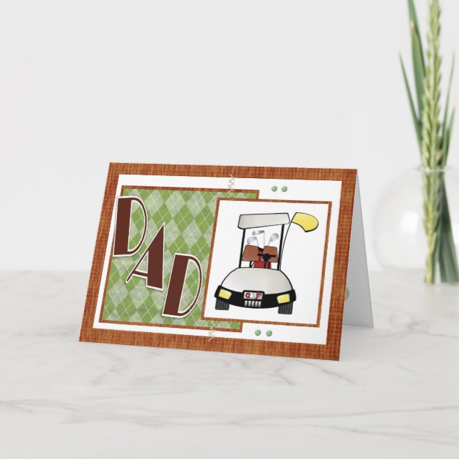 Carte papa Golf Pro (Devant)